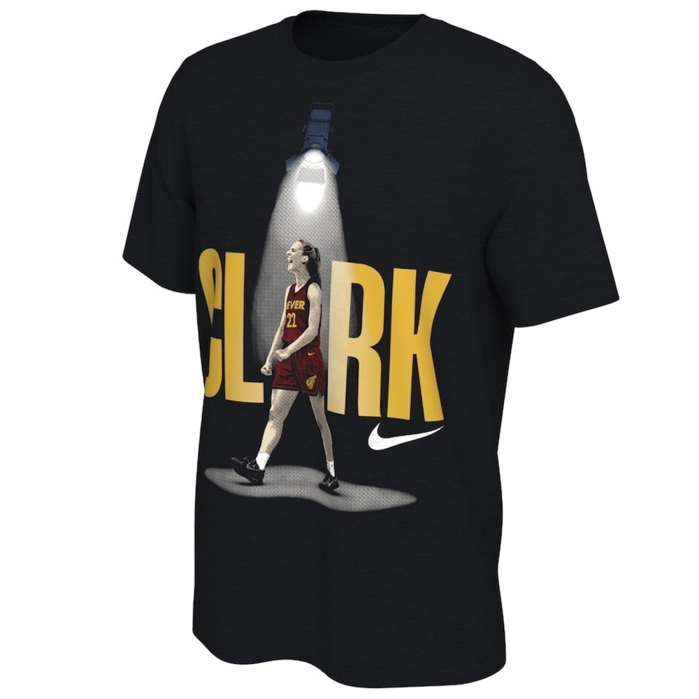 Nike Caitlin Clark "So Win" Basketball Tee Black Men's M